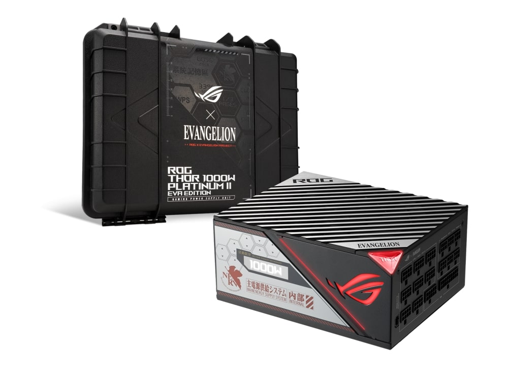 ASUS ROG THOR 1000W 80+ Platinum Certified II Evangelion Edition Gaming Power Supply (90YE00L3-B0NA00) image 1