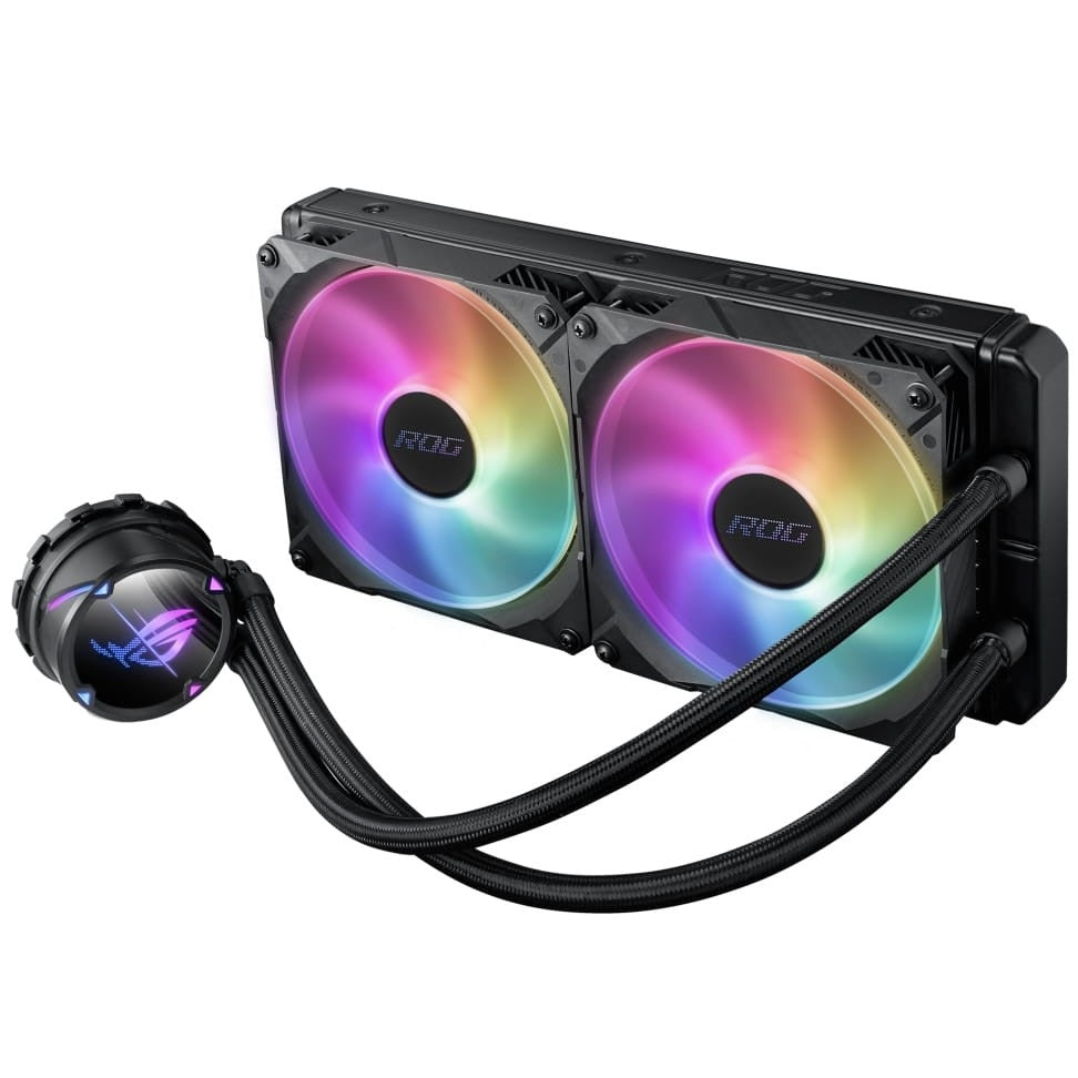 ASUS ROG Strix LC II 280 ARGB All-In-One Liquid CPU Cooler With AURA Sync (90RC00C1-M0UAY0) image 1