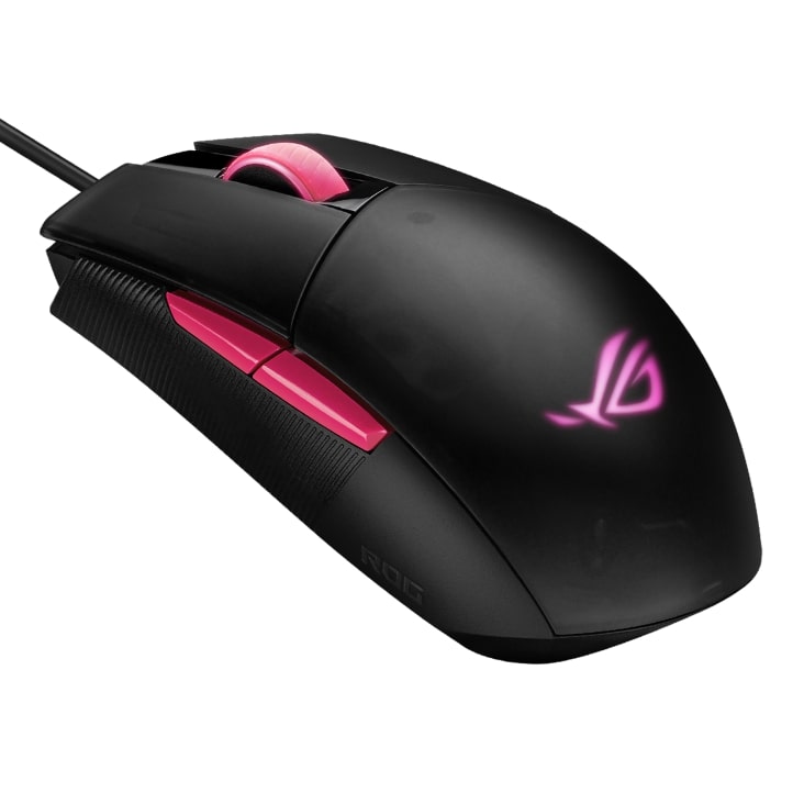 ASUS ROG Strix Impact II Electro Punk Optical Gaming Mouse (90MP01U0-BMUA00) image 4