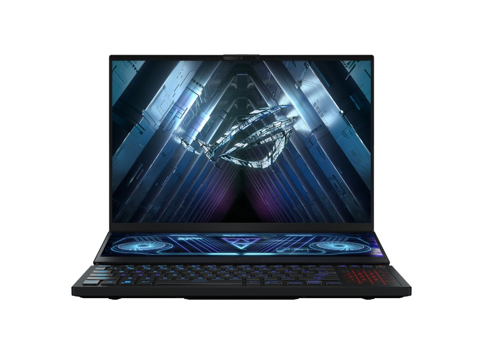 ASUS ROG Zephyrus Duo 16 GX650 Gaming Notebook PC – Ryzen 9-6980HX / 16″ FHD+ 165Hz / 32GB RAM / 512GB SSD / NVIDIA RTX 3070 Ti 8GB / Win 11 Home / Black (GX650RW-932512B0W) image 1