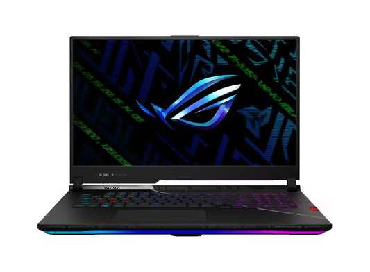 ASUS ROG Strix Scar 17 Gaming Notebook PC – Core i9-12900H / 17.3″ FHD / 16GB RAM / 1TB SSD / NVIDIA GeForce RTX 3050 Ti 8GB Graphics / Win 11 Pro / Black (G733ZW-I91610B0X) image 1