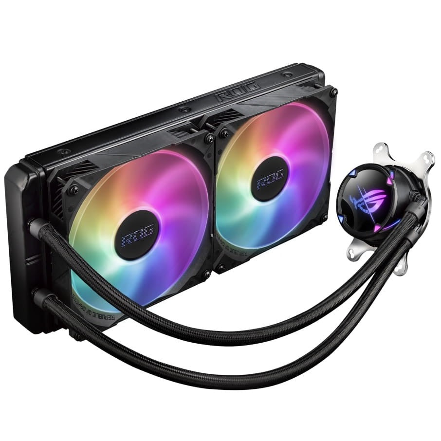 ASUS ROG Strix LC II 280 ARGB All-In-One Liquid CPU Cooler With AURA Sync (90RC00C1-M0UAY0) image 2