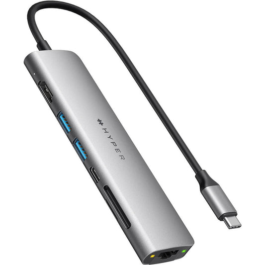 Hyper Drive SLAB 7 in 1 USB-C Hub (HD22H) image 1