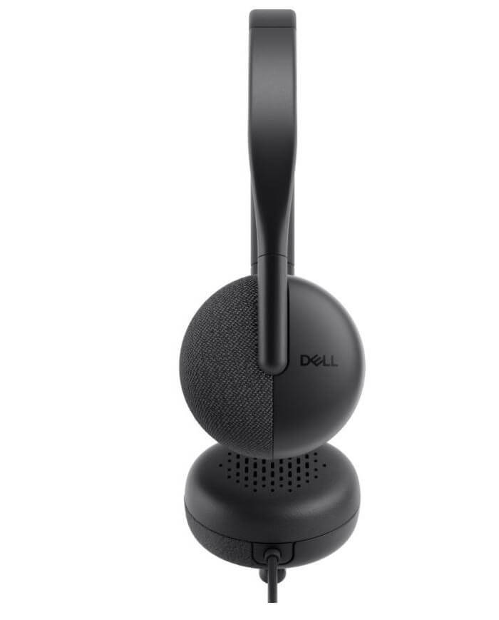 Dell WH3024 Wired Headset with Noise Cancellation (520-BBDH) — side view