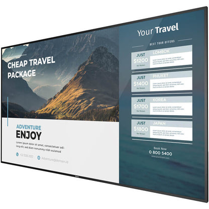 Hisense 86″ 4K UHD Digital Signage Display (HISENSE 86B4E30T) — side view