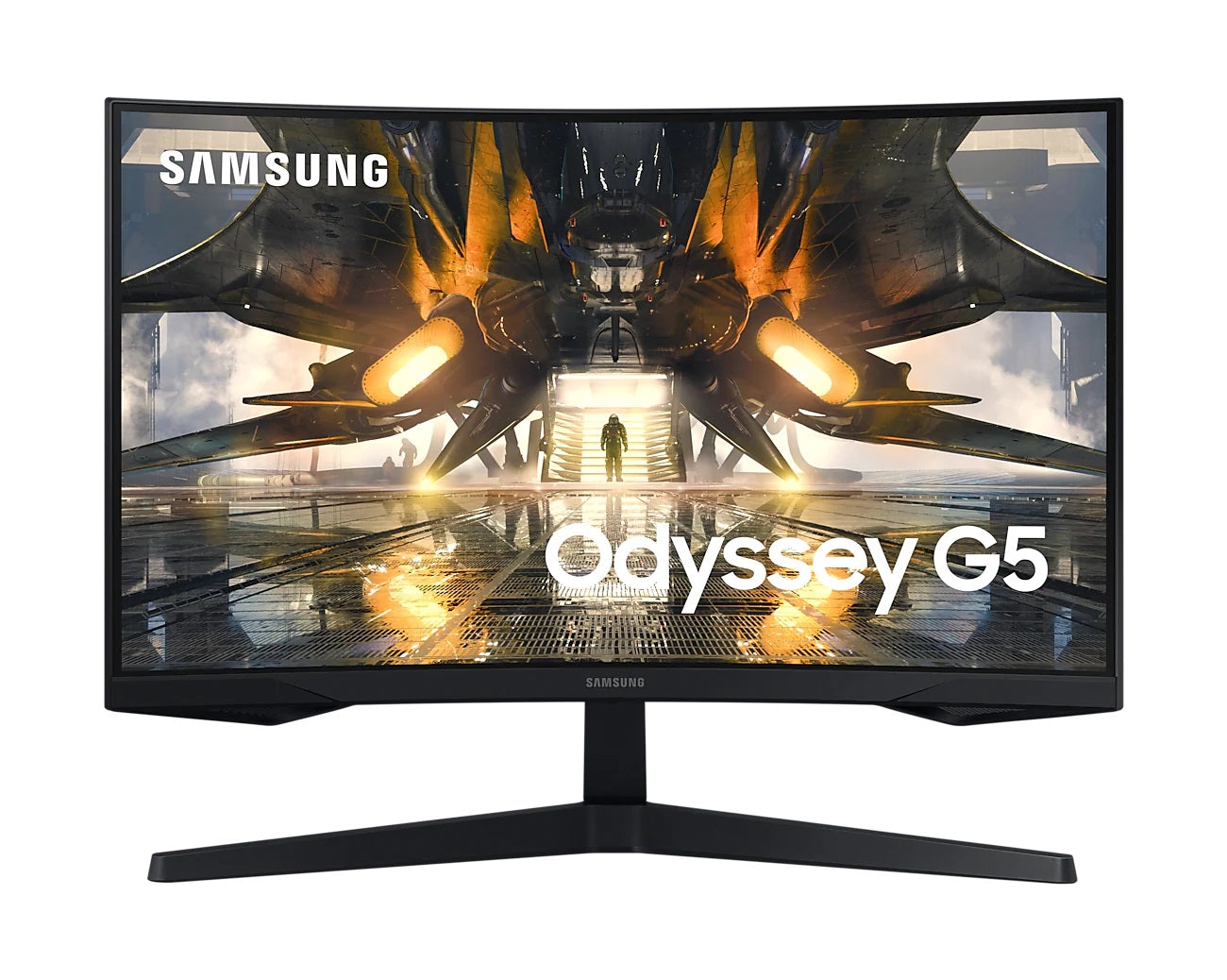 Samsung Odyssey G55A 32″ QHD HDR10 Curved Gaming Monitor (LS32AG550EAXXA) image 1