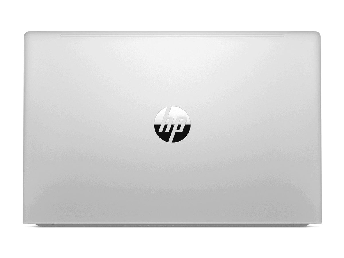 HP 250 G8 Notebook PC – Core i7-1165G7 / 15.6″ HD / 8GB RAM / 256GB SSD / Win 11 Pro / Asteroid Silver (5Z0M8ES) — rear view
