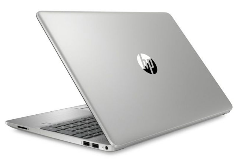 HP 255 G8 Notebook PC – Ryzen 5-3500U / 15.6″ HD / 4GB RAM / 1TB HDD / Win 10 Home / Asteroid Silver (34N20ES) — rear view