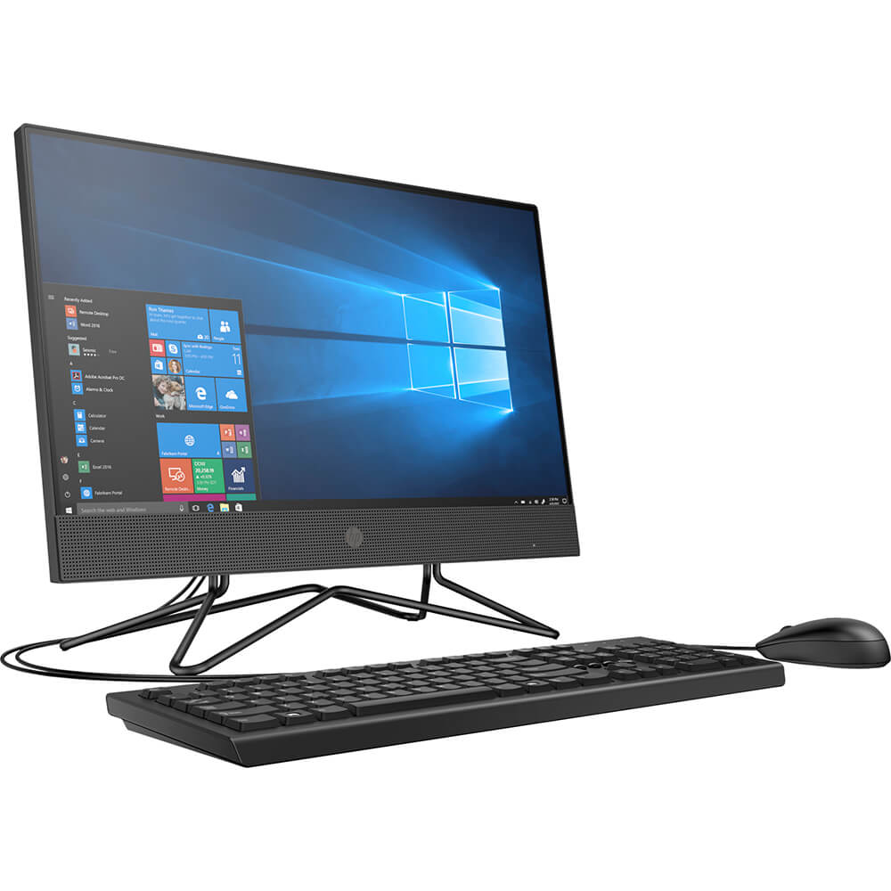 HP 200 G4 All-in-One Desktop PC – Core i3-10110U / 4GB RAM / 1TB HDD / 21.5″ FHD / Win 10 Pro (9US62EA) image 2
