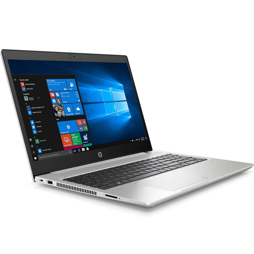 HP ProBook 450 G7 Notebook PC – Core i5-10210U / 15.6″ HD / 4GB RAM / 500GB HDD / Win 10 Pro (8VU89EA) — front view