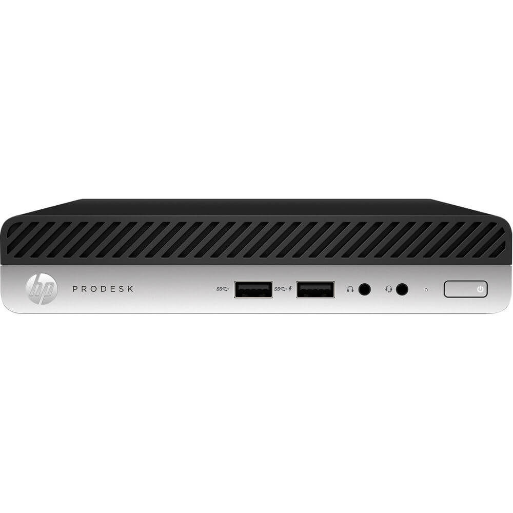 HP ProDesk 400 G5 Mini Desktop PC – Core i3-9100T / 4GB RAM / 1TB HDD / Win 10 Pro (7EM38EA) image 1
