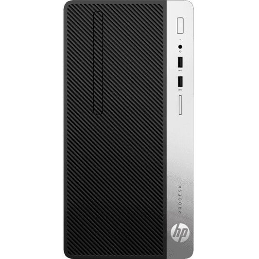HP ProDesk 400 G6 Microtower PC – Core i5-9500 / 8GB RAM / 256GB SSD / Win 10 Pro (7EL75EA) image 1