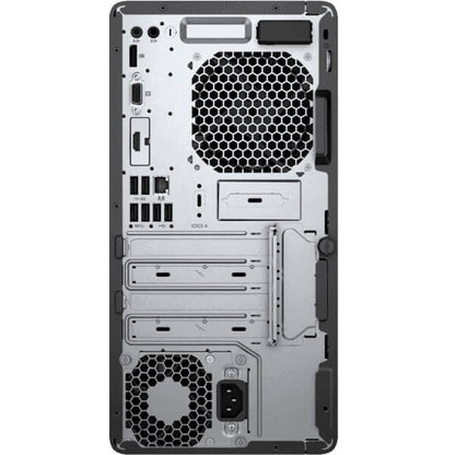 HP ProDesk 400 G6 Microtower PC – Core i5-9500 / 8GB RAM / 256GB SSD / Win 10 Pro (7EL75EA) — rear view