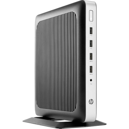 HP t630 Thin Client – AMD GX-420GI / 4GB RAM / 16GB M.2 Drive / Wireless AC / Windows Standard 7E (X9S73EA) — front view