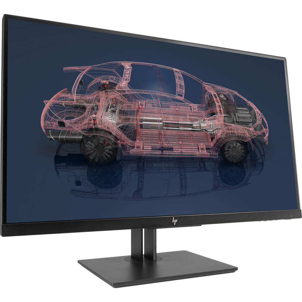 HP Z27n G2 27-inch QHD LED Monitor (1JS10A4) — front view