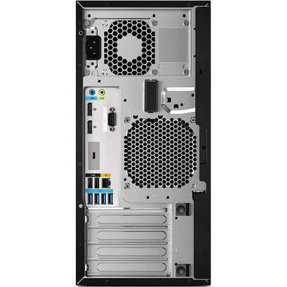 HP Z2 Tower G4 Workstation PC – Core i7-9700 / 16GB RAM / 512GB SSD / Nvidia P2200 5GB / Win 10 Pro (6TX05EA) — rear view