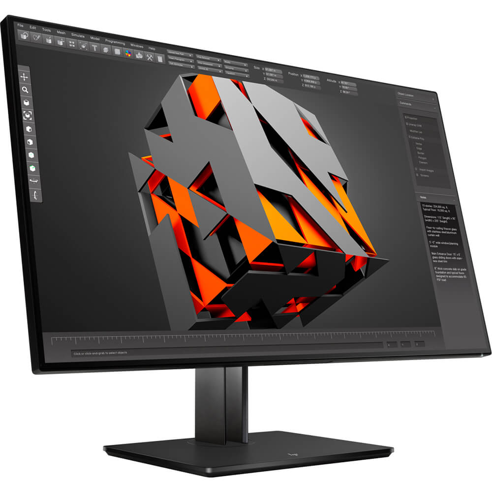 HP Z32 31.5-inch 4K UHD LED Monitor (1AA81A4) — front view