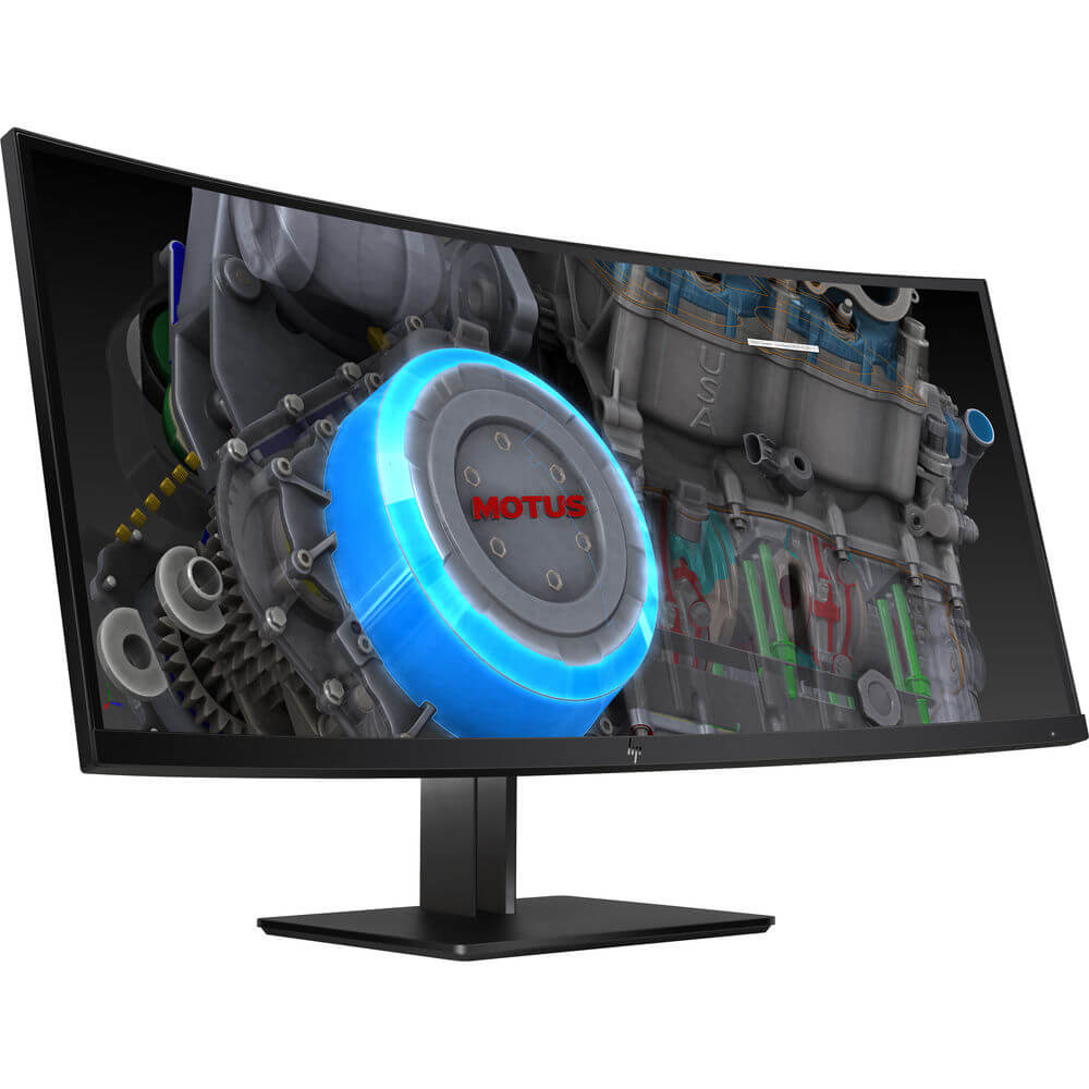 HP Z38c 37.5-inch UWQHD+ IPS LED Curved Monitor (Z4W65A4) — front view