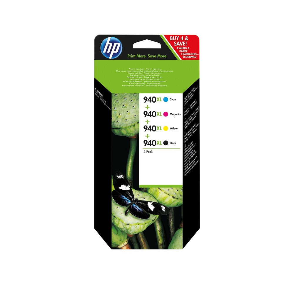 HP 940XL 4-pack Ink Cartridges (C2N93AE) image 1
