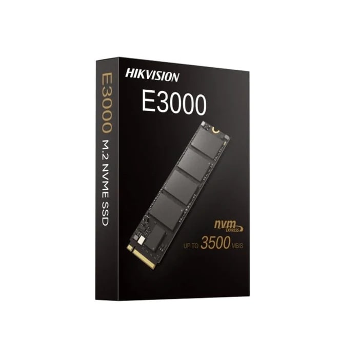Hikvision E3000 512GB M.2 PCIe NVMe Gen3 x4 Hiksemi Solid State Drive (HS-SSD-E3000(STD)/512G) — side view