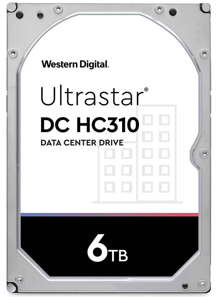WD Ultrastar DC HC300 Series Hard Drive (HUS726T6TALA6L4) image 1