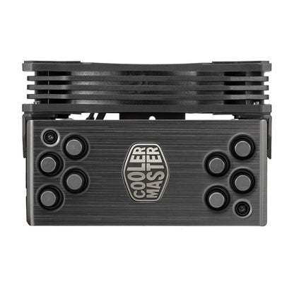 Cooler Master Hyper 212 RGB Black Edition CPU Cooler (RR-212S-20PC-R2) — front view
