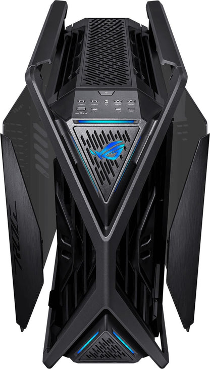 ASUS ROG Hyperison GR701 Black Tower Gaming Case (90DC00F0-B39000) — front view