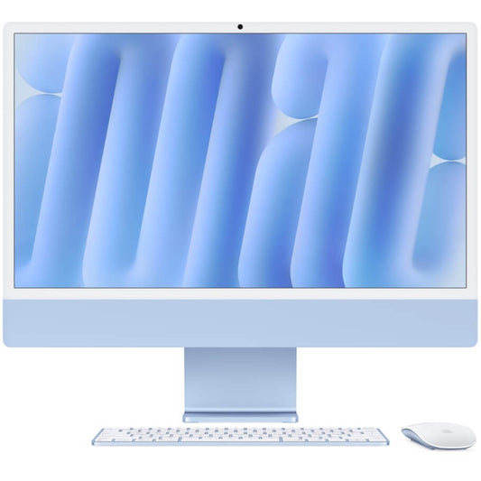 Apple iMac 24″ Desktop PC – Apple M4 Chip / 24″ 4.5K Retina / 24GB RAM / 512GB SSD / macOS / Blue (MD2T4SO/A) image 1