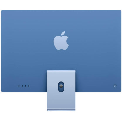 Apple iMac 24″ Desktop PC – Apple M4 Chip / 24″ 4.5K Retina / 24GB RAM / 512GB SSD / macOS / Blue (MD2T4SO/A) — side view