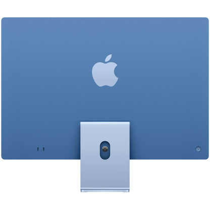 Apple iMac 24″ Desktop PC – Apple M4 Chip / 24″ 4.5K Retina / 16GB RAM / 256GB SSD / macOS / Blue (MWUF3SO/A) — side view
