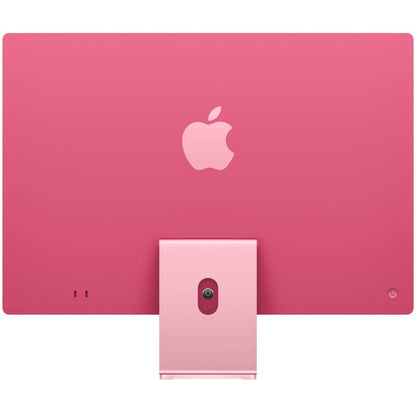 Apple iMac 24″ Desktop PC – Apple M4 Chip / 24″ 4.5K Retina / 16GB RAM / 512GB SSD / macOS / Pink (MWV53SO/A) — side view