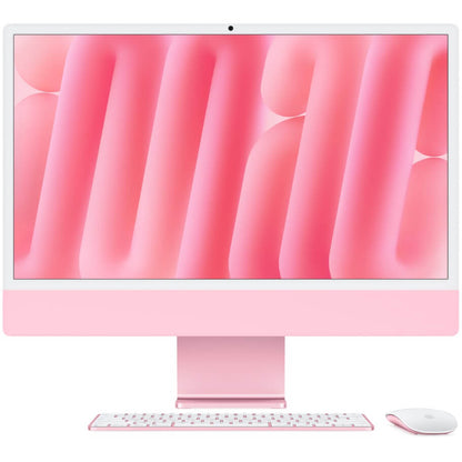 Apple iMac 24″ Desktop PC – Apple M4 Chip / 24″ 4.5K Retina / 16GB RAM / 256GB SSD / macOS / Pink (MWV43SO/A)