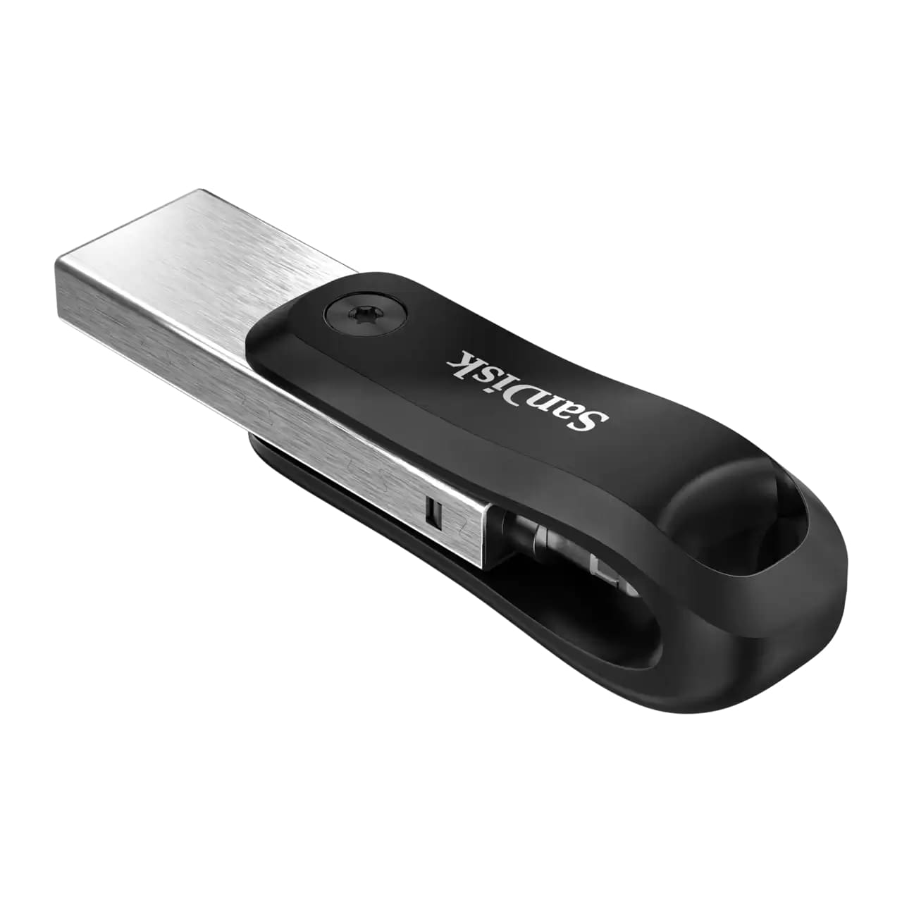 SanDisk iXpand 64GB Flash Drive Go (SDIX60N-064G-GN6NN) — side view