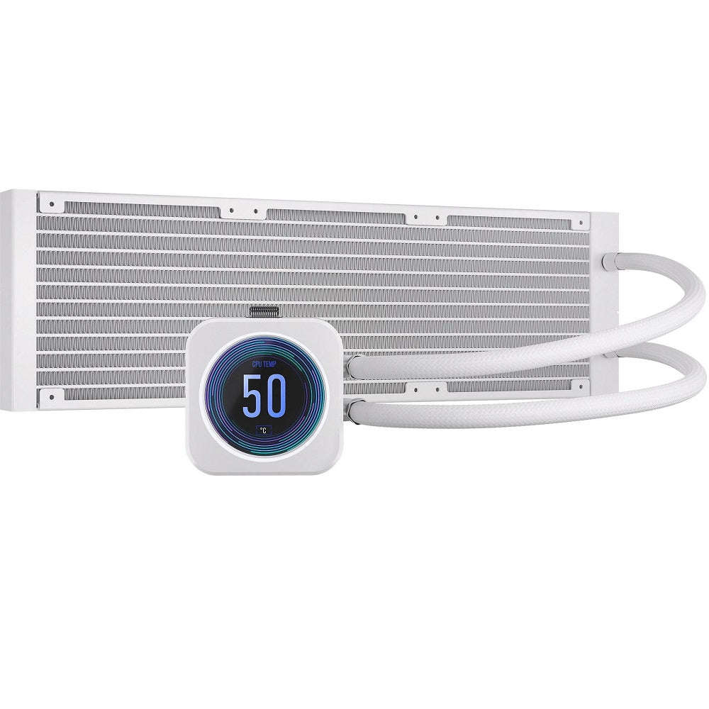 Corsair iCUE H150i Elite LCD XT Display White Liquid CPU Cooler (CW-9060077-WW) image 2