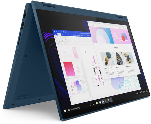 Lenovo IdeaPad Flex 5 14ITL05 Notebook PC – Core i3-1115G4 / 14.0″ FHD Touch / 4GB RAM / 256GB SSD / Win 11 Home / Abyss Blue (82HS0102SA) image 1