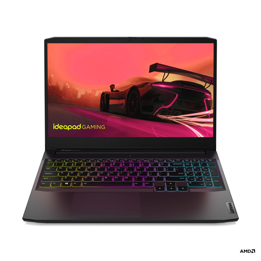 Lenovo IdeaPad Gaming 3 15ACH6 Notebook PC – Ryzen 7-5800H / 15.6″ FHD / 16GB RAM / 512GB SSD / NVIDIA RTX 3050 Ti 4GB / Win 11 Home / Shadow Black (82K20158SA) image 1