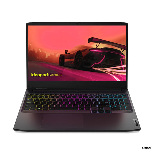 Lenovo IdeaPad Gaming 3 15ACH6 Notebook PC – Ryzen 7-5800H / 15.6″ FHD / 16GB RAM / 512GB SSD / NVIDIA RTX 3050 Ti 4GB / Win 11 Home / Shadow Black (82K20158SA) image 1