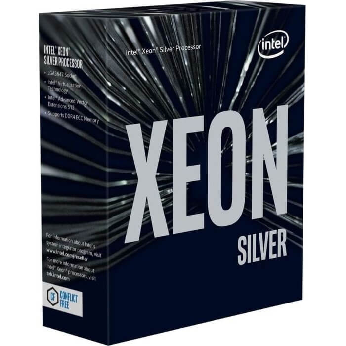 Intel Xeon Silver 4110 Processor (11M Cache, 2.10 GHz, up to 3.00 GHz, 8 Cores) image 1