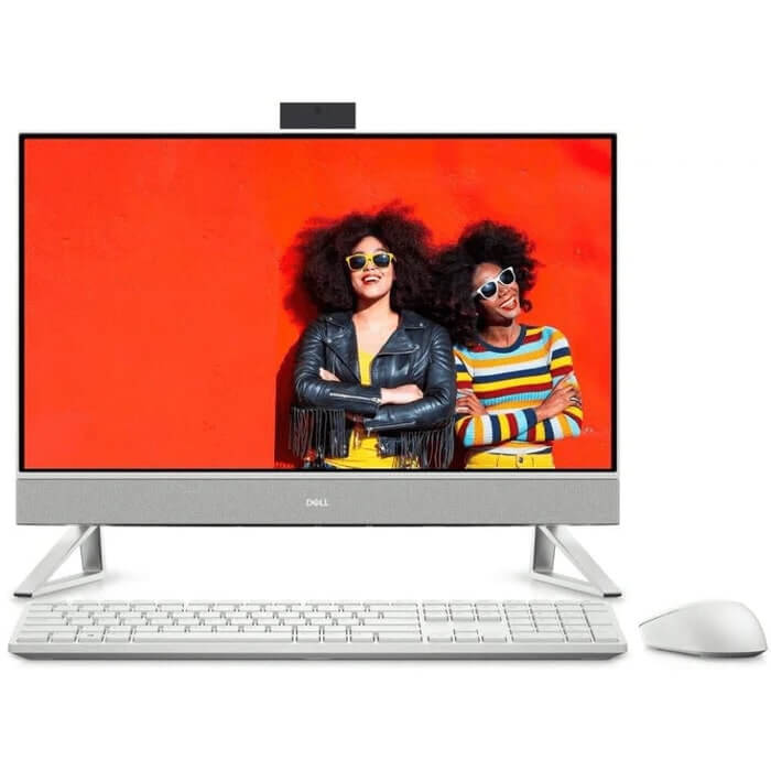 Dell Inspiron 5420 All-in-One Desktop PC – Core i7-1355U / 23.8″ FHD / 16GB RAM / 512GB SSD / Win 11 Pro / White (IS5420AIO-I7-16512BP) image 1