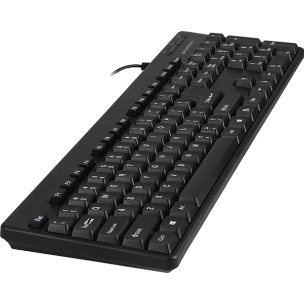 Meetion USB Wired Keyboard (K100) — side view