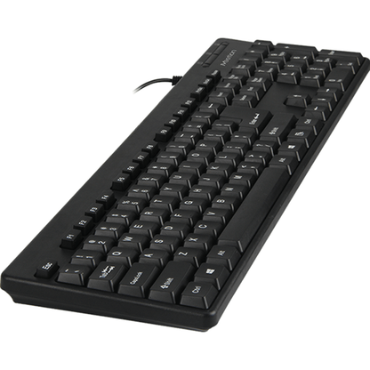 Meetion USB Wired Keyboard (K100) — side view
