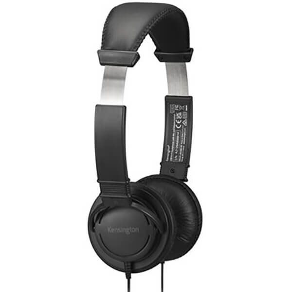 Kensington USB-A Call Centre Dual Headset/Headphones – Black (K33065WW) — side view