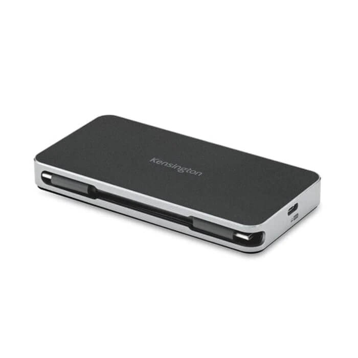 Kensington UH1460P USB-C 5Gbps Dual 4K Driverless Mobile Dock (K36901WW) — side view