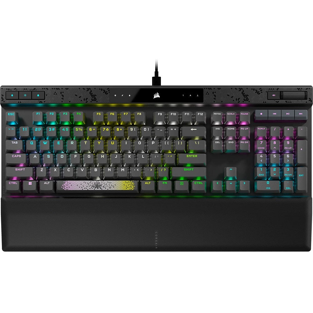 Corsair K70 MAX RGB Magnetic-Mechanical MGX Switch Gaming Keyboard – Steel Grey (CH-910961G-NA) image 1