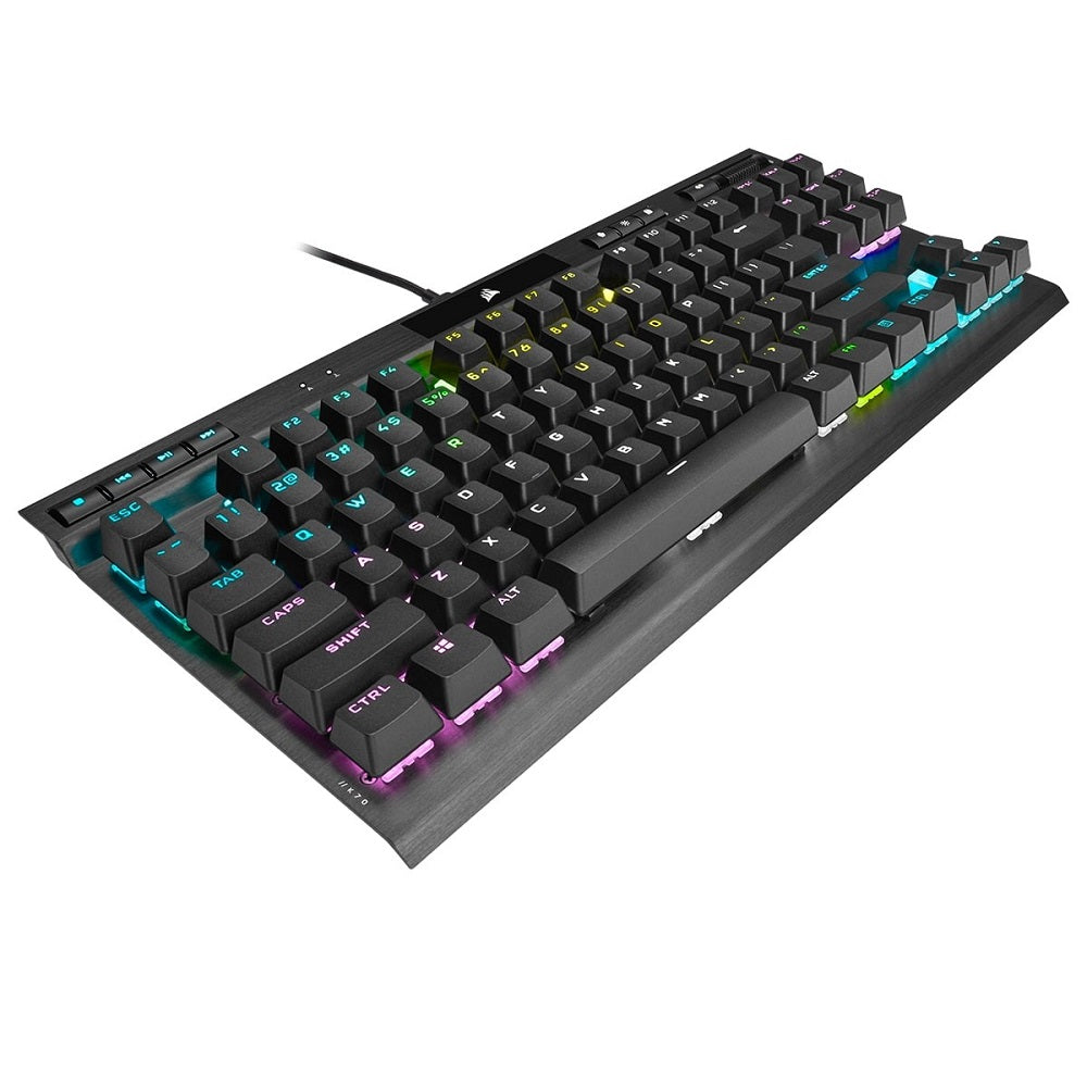 Corsair K70 RGB TKL CHAMPION SERIES Optical-Mechanical Black Gaming Keyboard (CH-911901A-NA) image 4