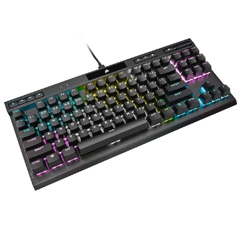 Corsair K70 RGB TKL CHAMPION SERIES Optical-Mechanical Black Gaming Keyboard (CH-911901A-NA) image 3