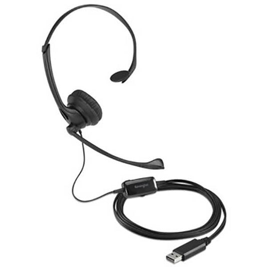 Kensington USB Mono Headset with Inline Controls (K80100WW) image 2