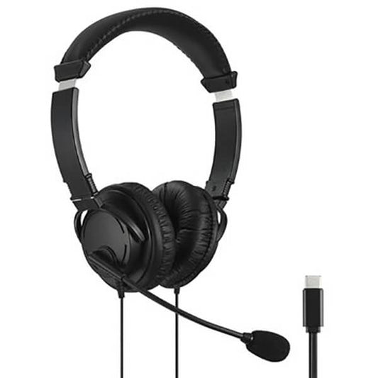 Kensington USB-C Call Centre Dual Headset/Headphones – Black (K97457WW) image 1