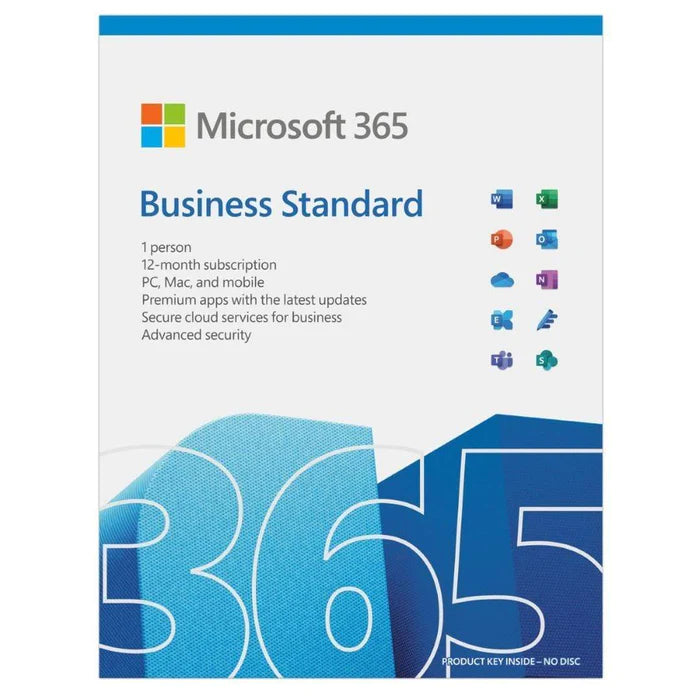 Microsoft 365 Business Standard Medialess 1 Year Subcription (KLQ-00654) image 1