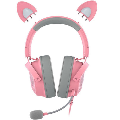 Razer Kraken Kitty V2 Pro with Interchangeable Ears Wired RGB Headset (RZ04-04510200-R3M1) — side view